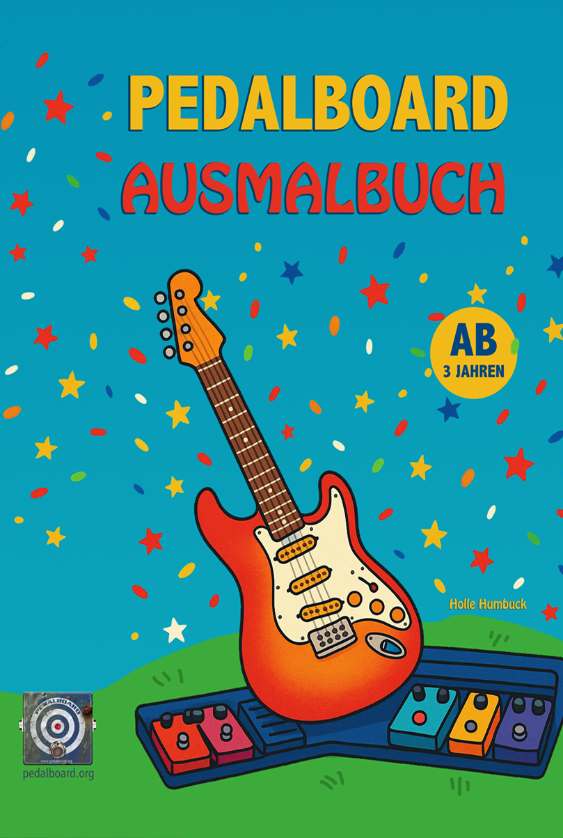 Buch: Pedalboard Ausmalbuch für Kinder