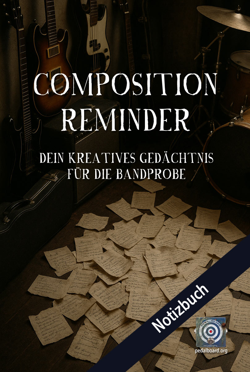 Buch: Composition Reminder - Dein Notizbuch für die Bandprobe