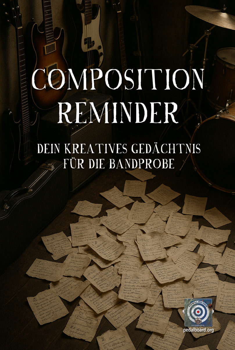 Buch: Composition Reminder - Dein Notizbuch für die Bandprobe
